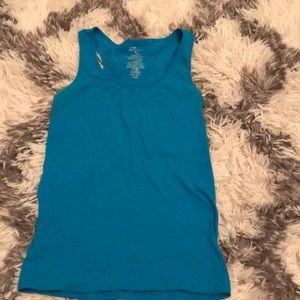 Blue tank top